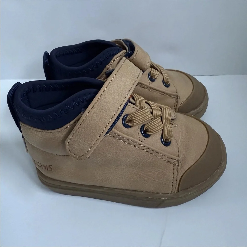 Toddler TOMS Cusco Honey Synthetic Suede Hook And Loop Sneakers Boys (Size‎ 4)